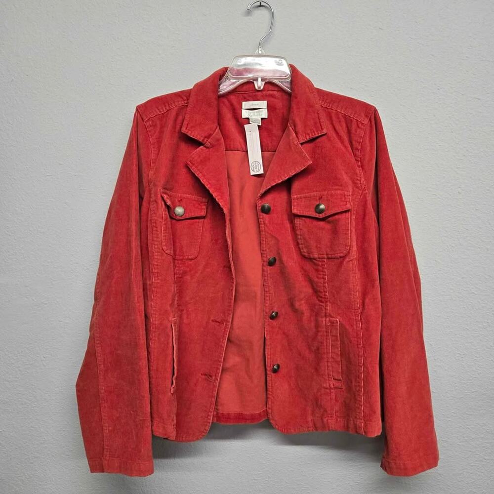 Christopher‎ & Banks orange/redStretch Corduroy Jacket